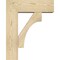 Ekena Millwork Westlake Block Rough Sawn Bracket w/ Offset Brace, Douglas Fir, 6"W x 16"D x 20"H BKT0604X16X20WTL05RDF - alternate 3
